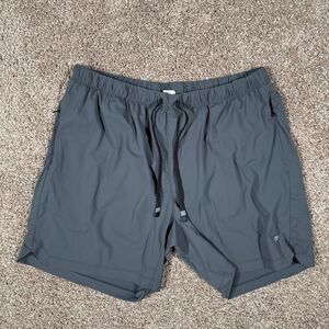 Fabletics Shorts Mens 2XL The One Grey 7” Unlined Athletic Workout Gym